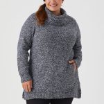 Women's Plus Heritage Cowlneck Tunic Sweater
