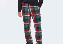 Men's Flannel Cargo Lounge Pants