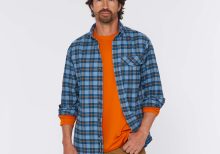 Men's AKHG Boar's Nest Standard Fit Flannel Shirt