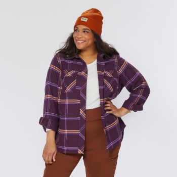 Women's Plus Folklore Flannel Shirt