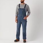 Men's Ballroom Double Flex Denim Bib Overalls