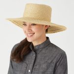 Women's Straw Boater Hat