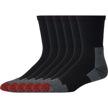 Men's Everyday 6-Pack Lightweight Crew Socks