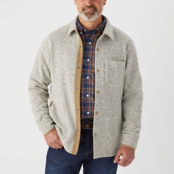 Men's Sweater Fleece Shirt Jac