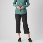 Women's Nine to Fine Synthetic Pull-On Capris