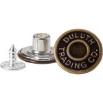 8-Pack Antique Gold Buttons