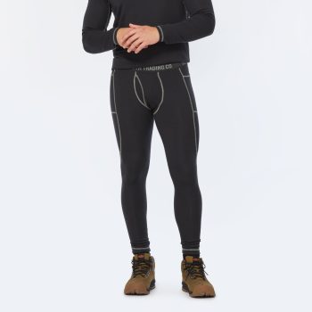 Men's Wickerino Wool Base Layer Leggings With Pockets
