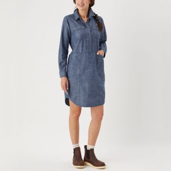 Women's Rootstock Chambray Shirt Dress