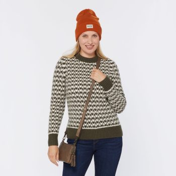 Women's Woolpaca Tuck Stitch Crew Sweater