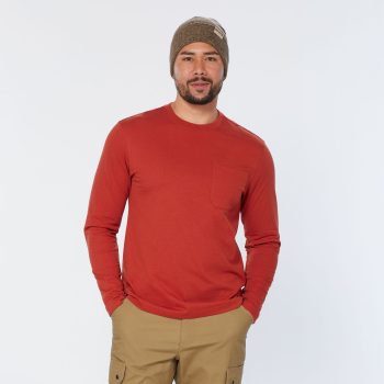 Men's 40 Grit Standard Fit Long Sleeve Pocket Tee