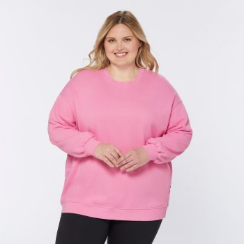 Women's Plus AKHG Crosshaul Oversized Crew Sweatshirt