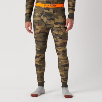 Men's Buck Naked Base Layer Pattern Pants