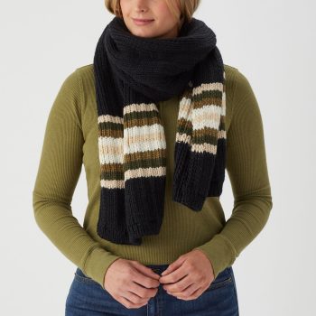 Women's Striped Patterned Scarf
