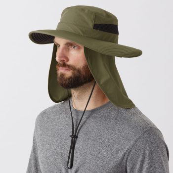 Men's Lightweight Crusher Convertible Sun Cape Hat