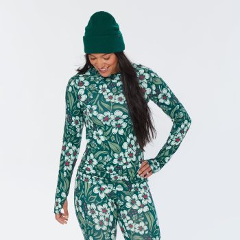 Women's AKHG Boar's Nest Base Layer Crew Shirt