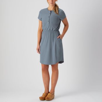 Women's Nine to Fine Synthetic Cap Sleeve Dress