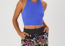Women's AKHG Lost Lake Long Line Swim Bra Top