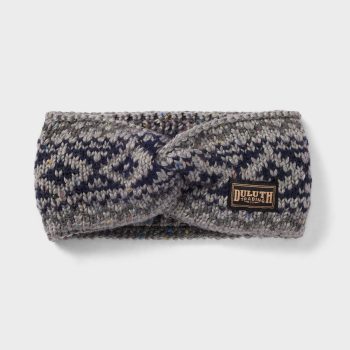 Pattern Knit Holiday Headband