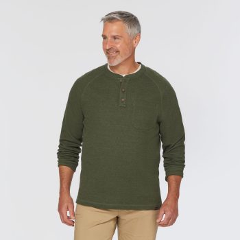Men's Burly Thermal Standard Fit Henley