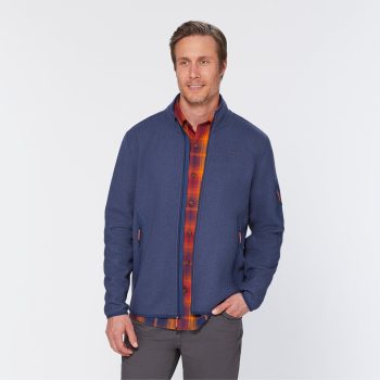 Men's AKHG Graveltec Standard Fit Full Zip Mock