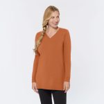 Women's Shiftless V-Neck Tunic Sweater