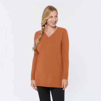 Women's Shiftless V-Neck Tunic Sweater