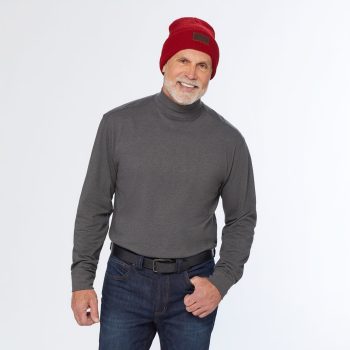 Men's Longtail T Relaxed Fit Mock Turtleneck