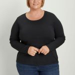 Women's Plus Lightweight Longtail T Scoopneck
