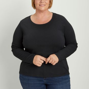 Women's Plus Lightweight Longtail T Scoopneck