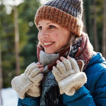 Women's Ragg Wool Convertible Mitten