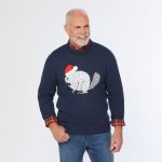 Men's Ugly Beaver Fair Isle Crew Sweater