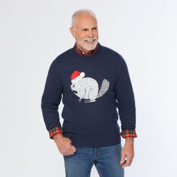 Men's Ugly Beaver Fair Isle Crew Sweater