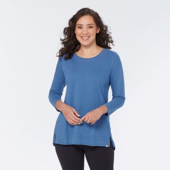 Women's Indigo Knit Popover Shirt