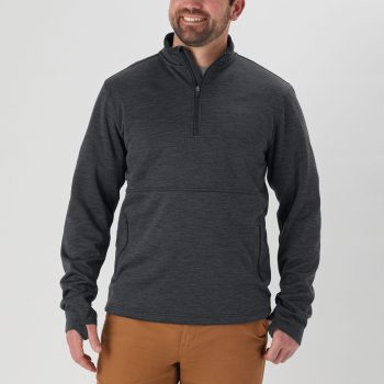 Men's Snagstop Sweats Half Zip Mock Neck Sweatshirt