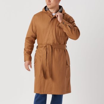 Men's Fire Hose Fleece-Lined Robe