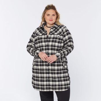 Women's Plus Folklore Flannel Duster