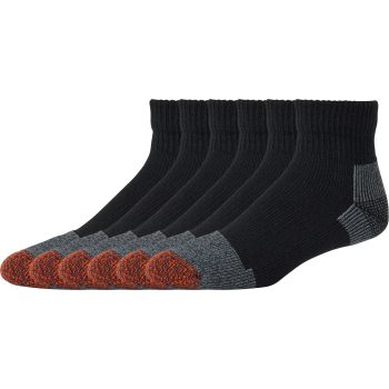 Men's Everyday 6-Pack Midweight Quarter Socks
