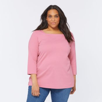 Women's Plus Longtail T 3/4 Sleeve Tunic