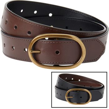 Women's Lifetime Leather Reversible Belt